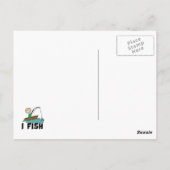 Junge Angler Postkarte (Rückseite)