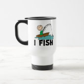 Junge Angler Reisebecher (Links)