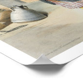 Junge arabische Mädchen kehren aus dem Hammam in K Poster (Ecke)