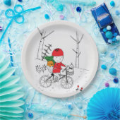 Junge auf Bike Pappteller (Party)