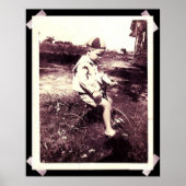 JUNGE AUF DEM FAHRRAD POSTER (Vorne)