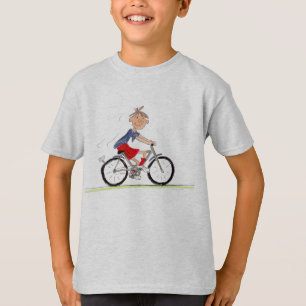 Junge auf dem Fahrrad T-Shirt