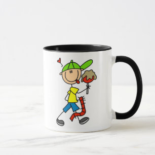Junge auf dem Karneval Tasse