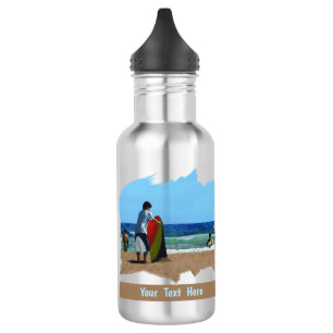 Junge auf dem Strand Stainless Steel Water Flasche Edelstahlflasche