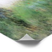 Junge auf der Wiese Poster (Ecke)