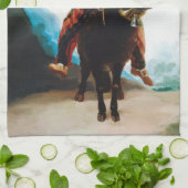 Junge auf einem RAM Francisco José de Goya Handtuch (Gefaltet)