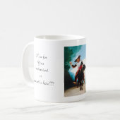 Junge auf einem RAM Francisco José de Goya Kaffeetasse (Vorderseite Links)