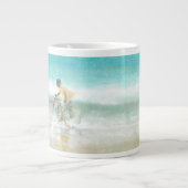 Junge auf Fahrrad 3 Jumbo-Tasse (Vorderseite)