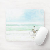 Junge auf Fahrrad Mousepad (Mit Mouse)