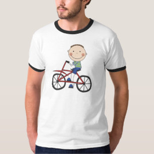 Junge auf Fahrrad-T-Shirts und Geschenken T-Shirt