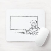 Junge auf Mushroom Mousepad (Mit Mouse)
