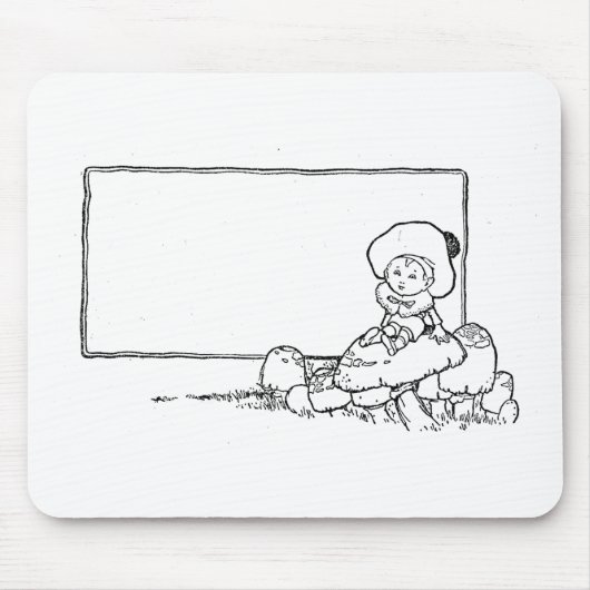 Junge auf Mushroom Mousepad (Vorne)