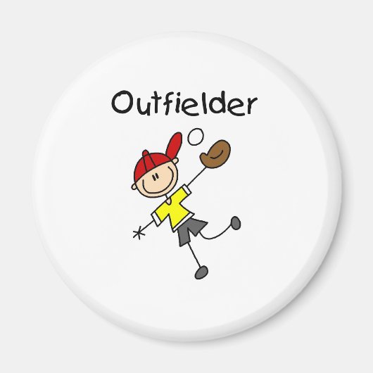 Junge Außenfeldspieler Magnet (Vorne)