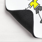 Junge Außenfeldspieler Mousepad (Ecke)