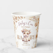 Junge Babydusche Boho Geschlecht neutral Pappbecher (Vorderseite)