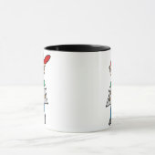 Junge backt Kekse Tasse (Zentrum)