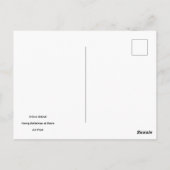 Junge Ballerinas an der Barre, Postkarte (Rückseite)