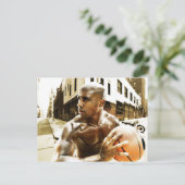 Junge Basketball Postkarte (Stehend Vorderseite)