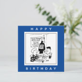 Junge Bauern haben einen ruhigen nächtlichen Carto Karte (Stehend Vorderseite)