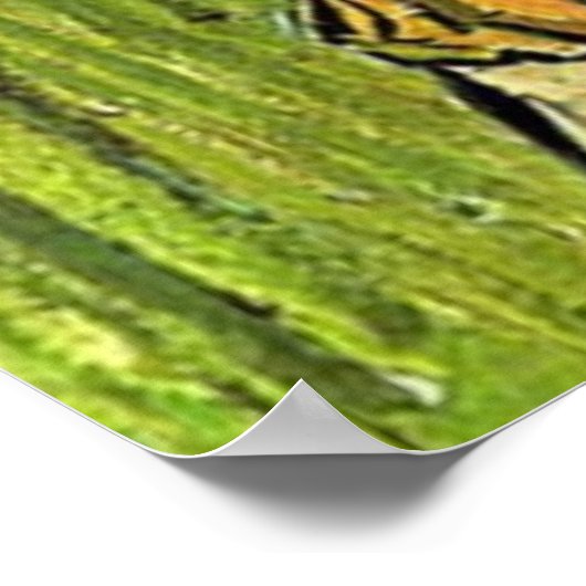 Junge Bauernfrau mit Strawhat, Vincent van Gogh Poster (Ecke)