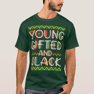 Junge, begabte und schwarze afrikanische Geschicht T-Shirt