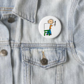 Junge beim Malen Button (Beispiel)