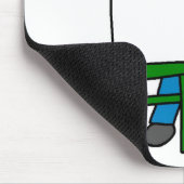 Junge beim Malen Mousepad (Ecke)