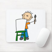 Junge beim Malen Mousepad (Mit Mouse)