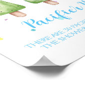 Junge Bereit zum Pop Kinderdusche Game Schnuller J Poster (Ecke)