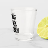 Junge Betrunkene Unicorn-Zitat Schnapsglas (Rechts)