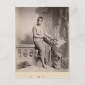 Junge birmanische Frau, c.1880 Postkarte (Vorderseite)