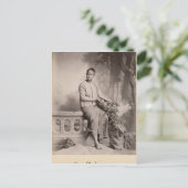 Junge birmanische Frau, c.1880 Postkarte (Stehend Vorderseite)
