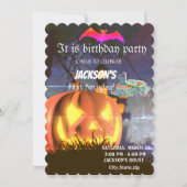 Junge BIRTHADAY EINLADUNG (Vorderseite)