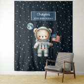 Junge Birthday Wall Decke mit Space Teddy Bären Wandteppich (Beispiel)