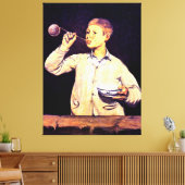Junge Blasen, Bild von Edouard Manet Leinwanddruck (Insitu (Wohnzimmer))