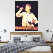 Junge Blasen, Bild von Edouard Manet Leinwanddruck (Insitu (Schlafzimmer))