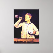 Junge Blasen, Bild von Edouard Manet Leinwanddruck (Vorderseite)