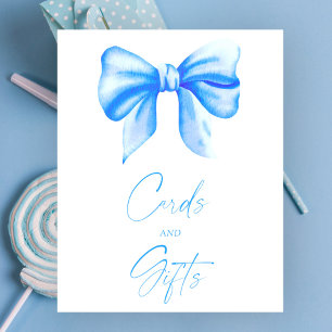 JUNGE BLAUE BAND KARTEN UND GESCHENKE POSTER