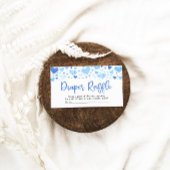 Junge Blue Heart Valentine Baby Dusche Windeln Win Begleitkarte