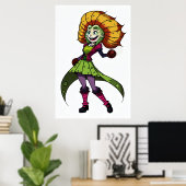 junge Blume | Art der AI Poster (Heimbüro)