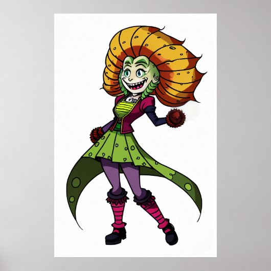 junge Blume | Art der AI Poster (Vorne)