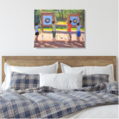 Junge Bogenschützen 2012 Leinwanddruck (Insitu (Schlafzimmer))