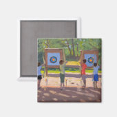 Junge Bogenschützen 2012 Magnet (Vorderseite/Rückseite)