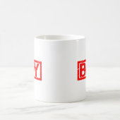Junge Briefmarke Kaffeetasse (Mittel)