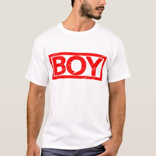 Junge Briefmarke T-Shirt (Vorderseite)