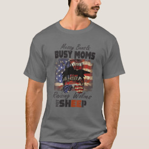 Junge Brötchen und belebte Mamas, die Wölfe nicht T-Shirt