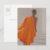 Junge buddhistische Mönche 2014 Postkarte (Vorne/Hinten)