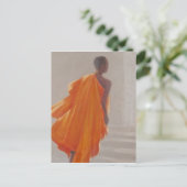 Junge buddhistische Mönche 2014 Postkarte (Stehend Vorderseite)