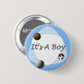 Junge Button (Vorne & Hinten)