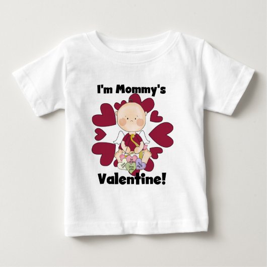 Junge Cupid Mommy's Valentine Tshirts (Vorderseite)